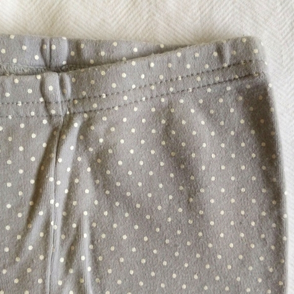 just one you carter's gray dotted cotton leggings 3 months baby girl - Picture 2 of 4